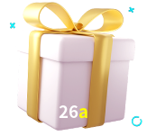 Receba seus bônus de boas-vindas no 26a